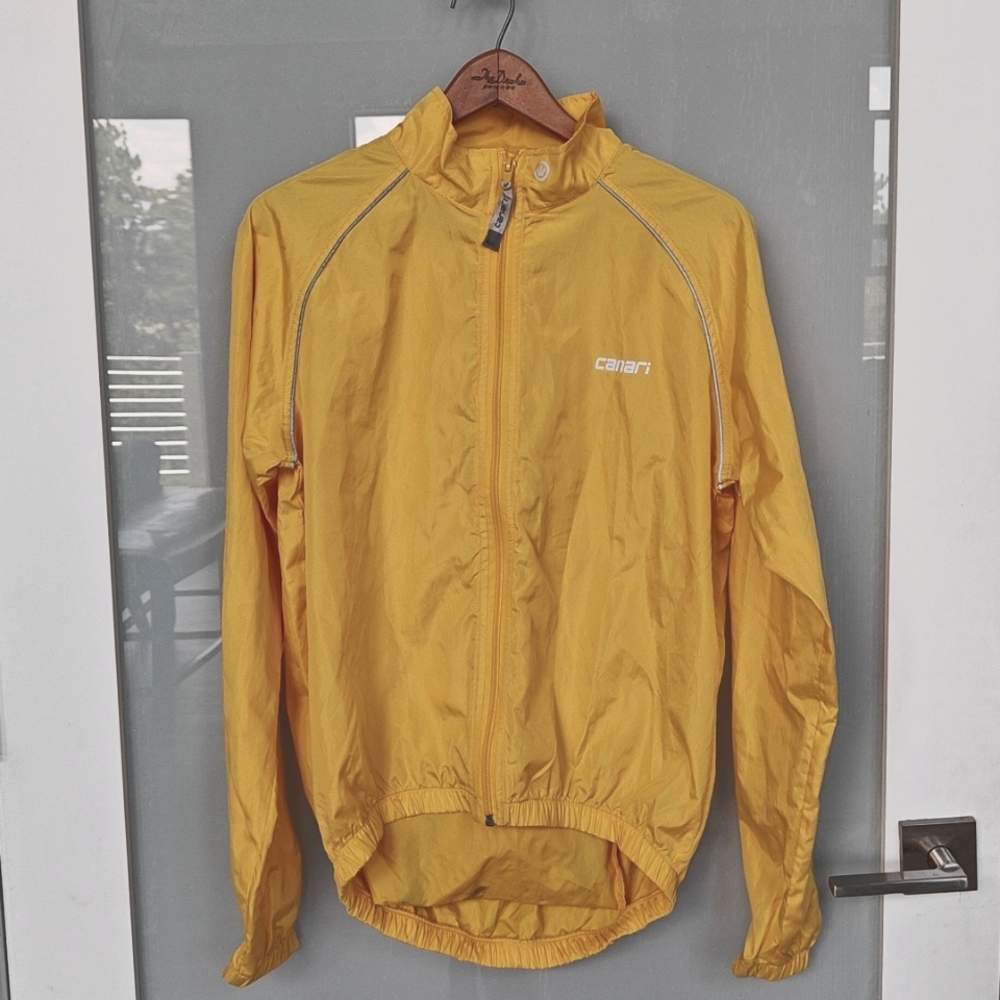 Canari Bright Yellow Cycling Shell size S